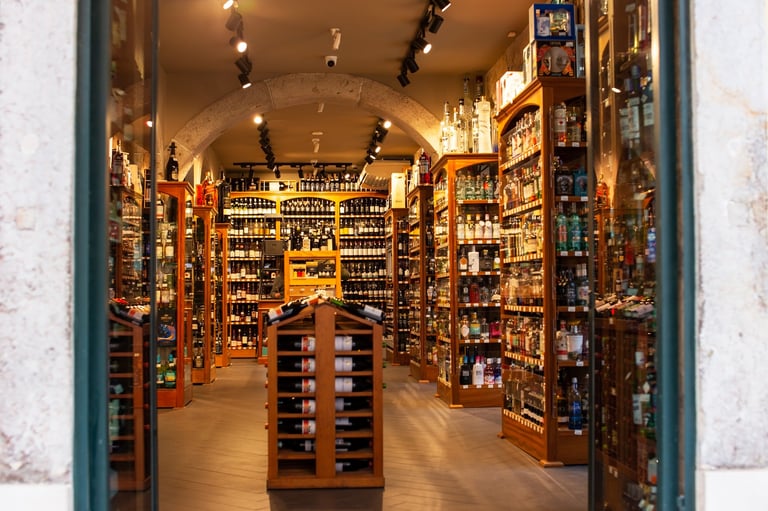 Annie's Party Shoppe family-owned liquor store interior